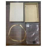 Sterling Silver Herringbone Link Necklace 20"