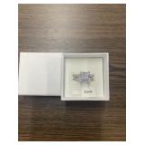 White Princess CZ Engagement Ring - Size 8