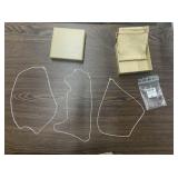 Sterling Silver Criss Cross Link Chain Set of 3