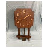 Antique National Clock and Mfg. Company Wall Clock