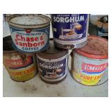 Lard, Sorghum, Coffee Cans