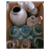 Crock, Milk Bottles, Ball Jars Crock, Milk Bottles, Ball Jars