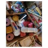 Skeins, Ball Yarn, Embroidery, Boxes Full 