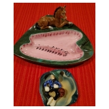 Horse, Hill Billy Ashtray Hand Painted Local Artist