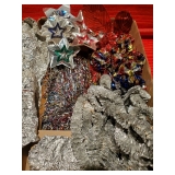 Vintage Aluminum Christmas Garland, Dubl-Glo Crinkle Balls