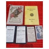 Vintage Funeral Remembrance Card, Local Campaign, Club Vintage Funeral Remembrance Card, Local Campaign, Club