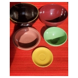 Crock Stoneware Bowl, Vintage Fiesta Crock Stoneware Bowl, Vintage Fiesta