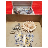 Vintage Jewelry, Watch, Earrings, Baby Ring, Hand Made Broaches Vintage Jewelry, Watch, Earrings, Baby Ring, Hand Made Broaches