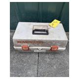 Fishing tackle - box and some items