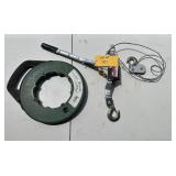 4000 lb winch puller, fish tape