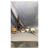 Candle holders and trinkets