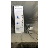 Shower pole caddy and towel ring