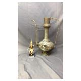 Brass Ewer & Doll