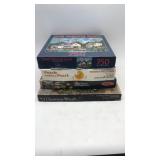 Lot of 4 Puzzles