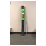 Decorative barn door hardware