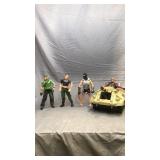 Gi Joe Dolls And Tank