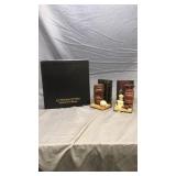 Books with two audio CDs and book ends