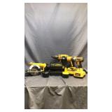 Assorted dewalt took lot