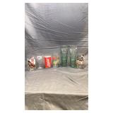 Vintage assorted Coca Cola glasses