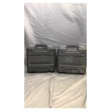 Porter cable tool boxes with tools