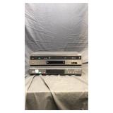 DVD vhs and CD players