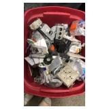 Large lot of electrical boxes and more