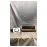 Panasonic record player and phone alarm clock