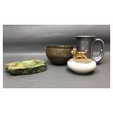 MCM Italian Alabaster Ashtray & more