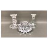 Orrefors of Sweden Crystal Candleholder & More
