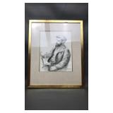 Renoir lithograph Louis Valtat portrait