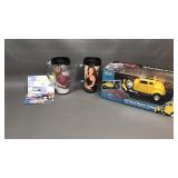 Ford coupe, coin & Matco collectors cups