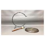 Vintage Pai Ste Deco Gong with stand