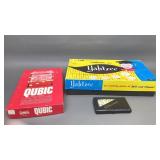 Vintage Qubic, Yahtzee & Dominos