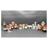 Vintage Christmas Homco Bisque Figurines & More