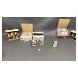 Vintage Bisque Homco mini ornaments