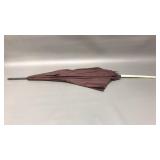 Antique Parasol With Carved Bone Handle
