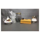 Vintage LE smith glass bird, Royal Albert & more!