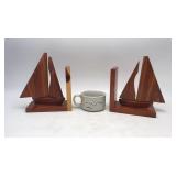Vintage Sailboat Bookends & More