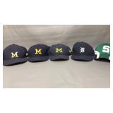 Detroit Tigers, U of M & State Hats!