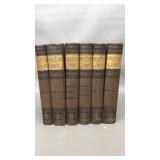 Antique George Eliotï¿½s works leather books