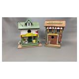 Wooden Pro Shop Fire House Decorative Bird Houses