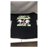Vintage Metallica & Sublime concert T-shirts