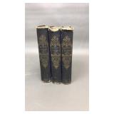 Antique Sir Walter Scottï¿½s Poems Leather Books