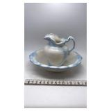 Antique Arnels Ceramic Wash Basin & Pitcher