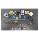 Vintage Patches, Pins, & Mens Jewelry