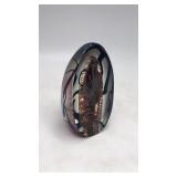 Signed Helix & Ribbons Henry Summa Paperweight