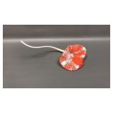 Artisan Handmade Glass Blown Painted Flower