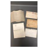 WW1 Piece From German War Plane & Letters
