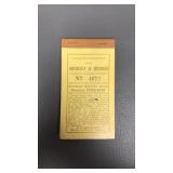 1920 University Of Michigan Student Coupon Book