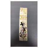 Vtg Templars Pledge Silk Bookmark